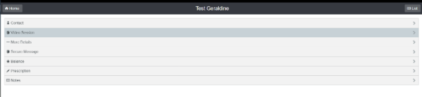 teledentistry software integration with dentist portal- desktop view