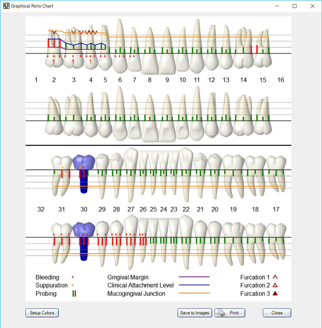 Dental Charting Practice Sheets